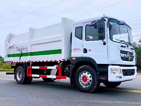 程力威牌CLW5180ZDJ6型壓縮式對(duì)接垃圾車