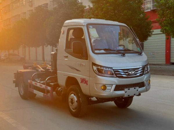 唐駿賽菱F3國六3方車廂可卸式（鉤臂）垃圾車